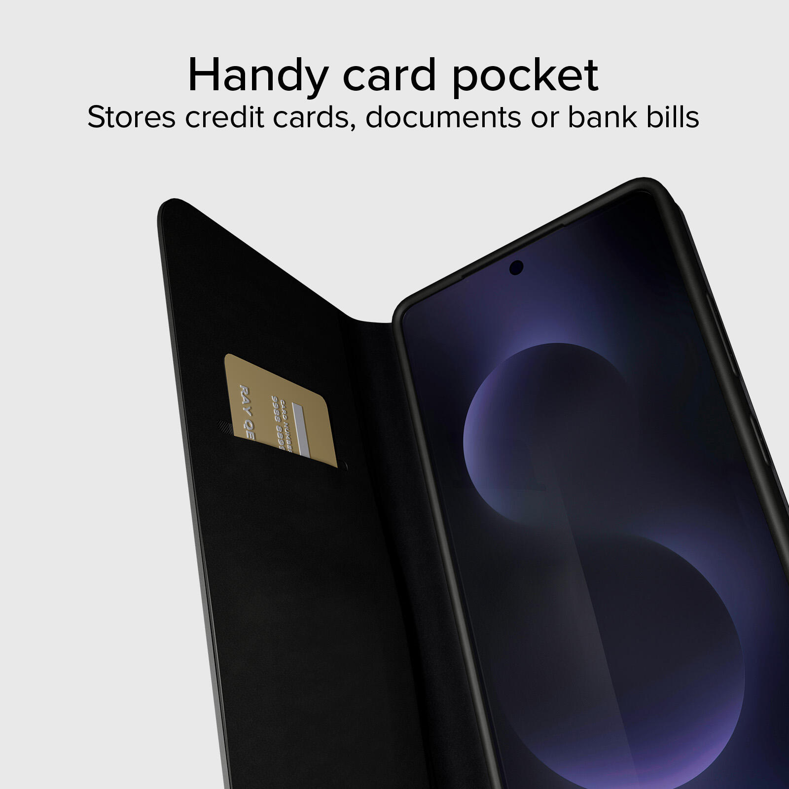 Étui portefeuille pour Samsung S26 Ultra 5/7
