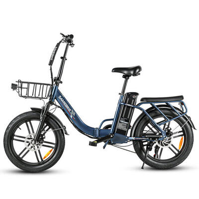Samebike cy20 pro draagbare elektrische fiets voor forenzen met 36v 13ah accu