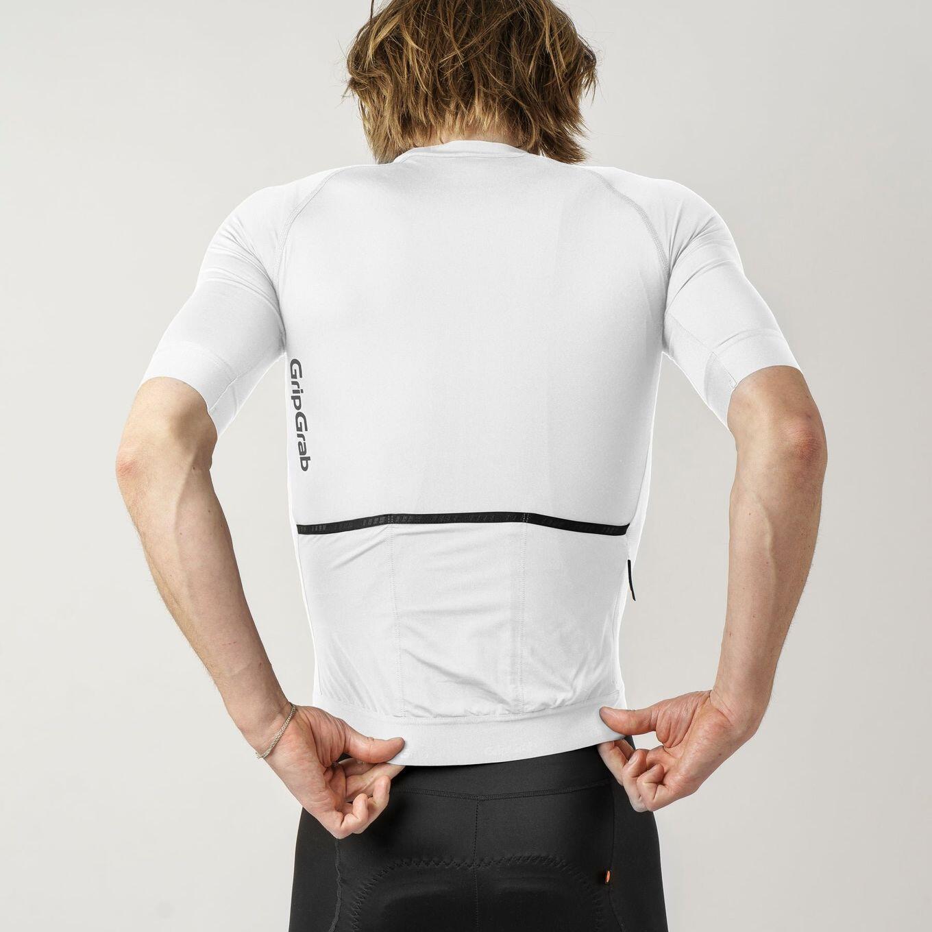 GripGrab PACR Short Sleeve Jersey White Men's 2/5