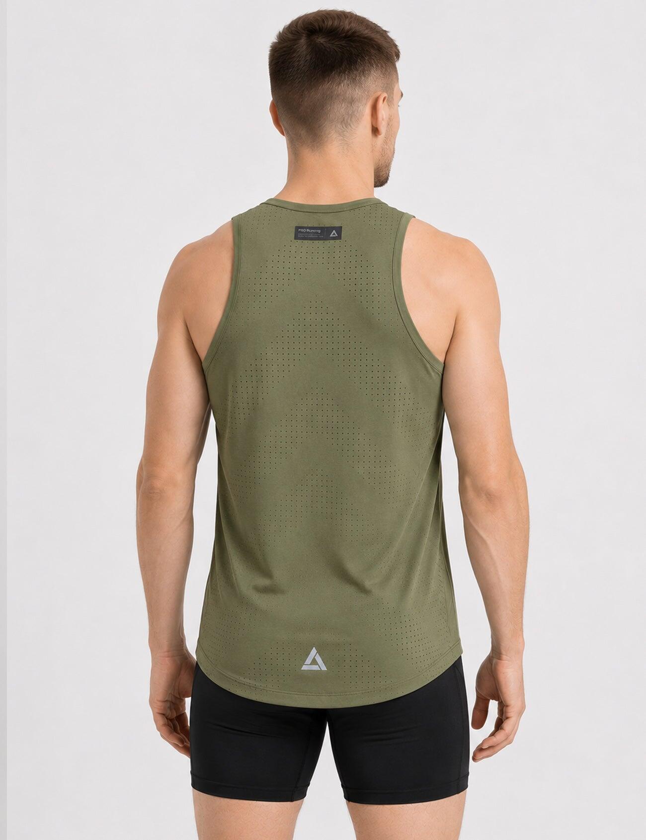 Herren Laufshirt Ärmellos Kurzarm Running Tank-Top Pro Line II Rift 2/4
