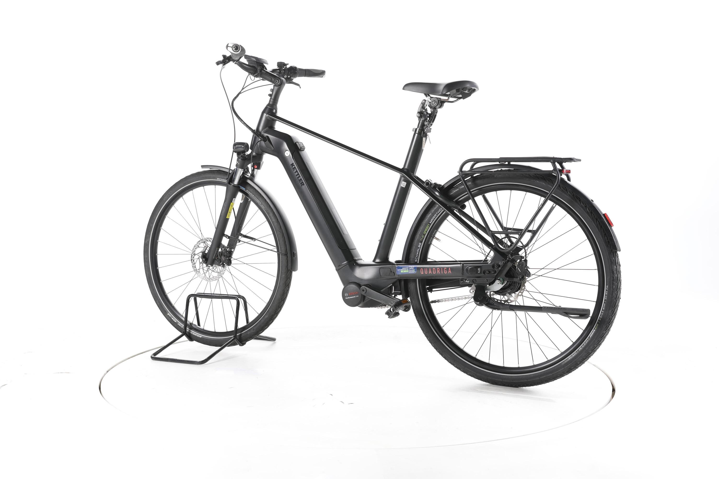 Tweedehands - Kettler Quadriga P5 RT, Schwarz, 60 City E-Bike - Goed 7/7