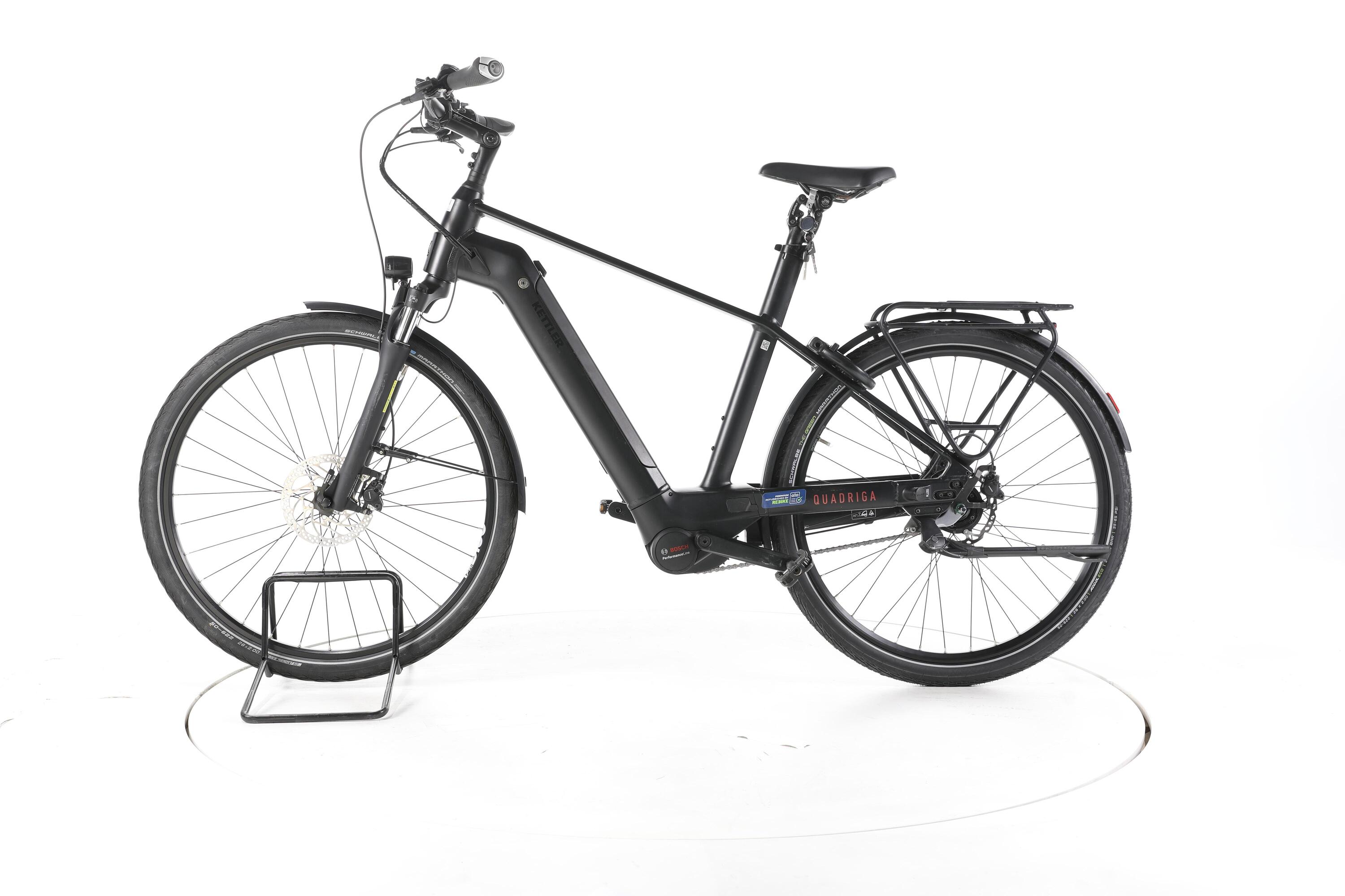 Tweedehands - Kettler Quadriga P5 RT, Schwarz, 60 City E-Bike - Goed 6/7