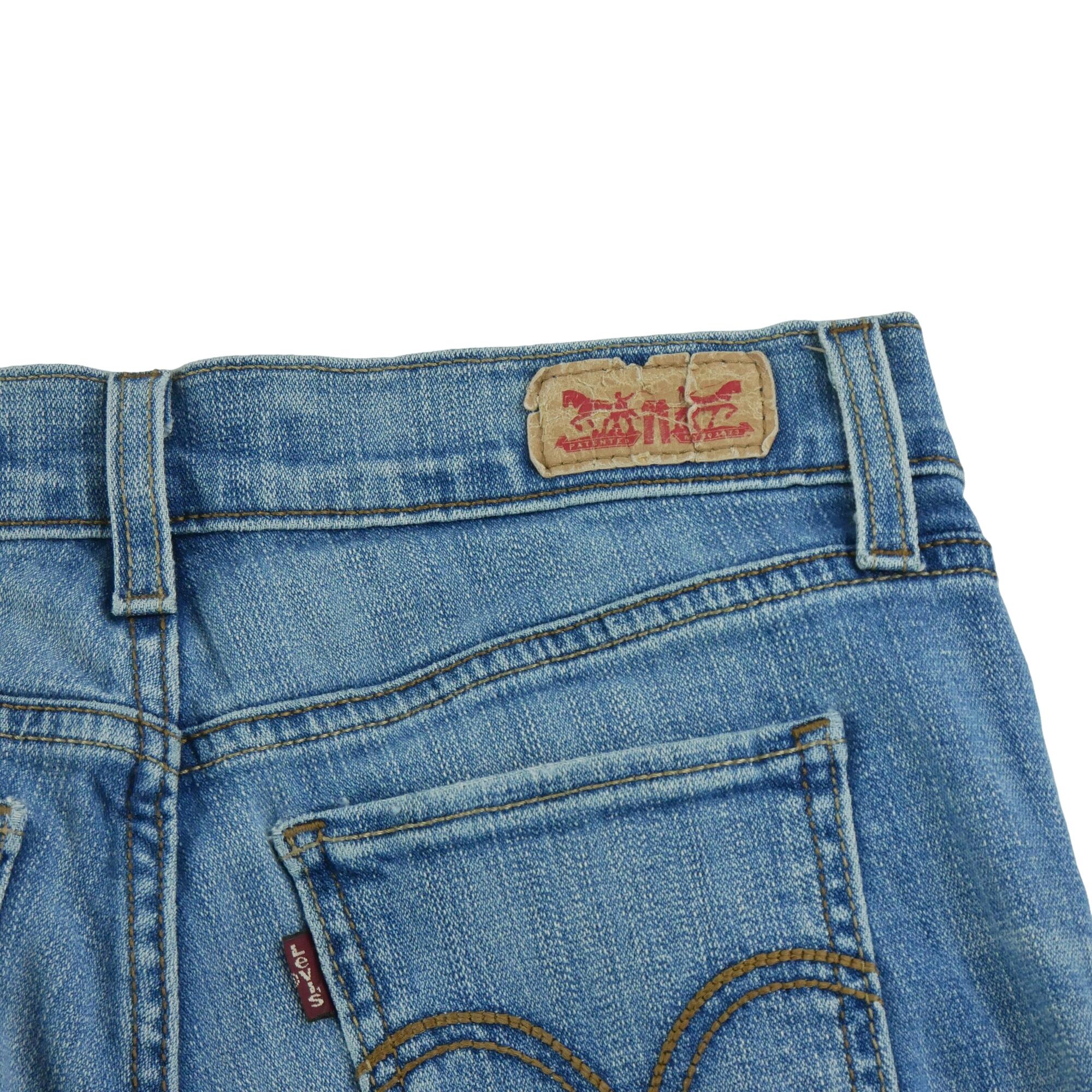 Seconde vie - Jean Femme Levis 524 Skinny Bleu - Excellent 5/7