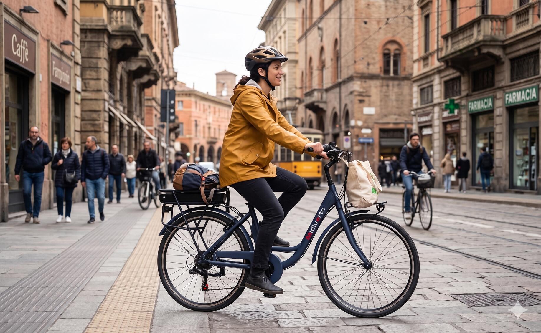 BICICLETA CIUDAD COPPI RIVIERA MIDIVERTO NEGRA 5/7