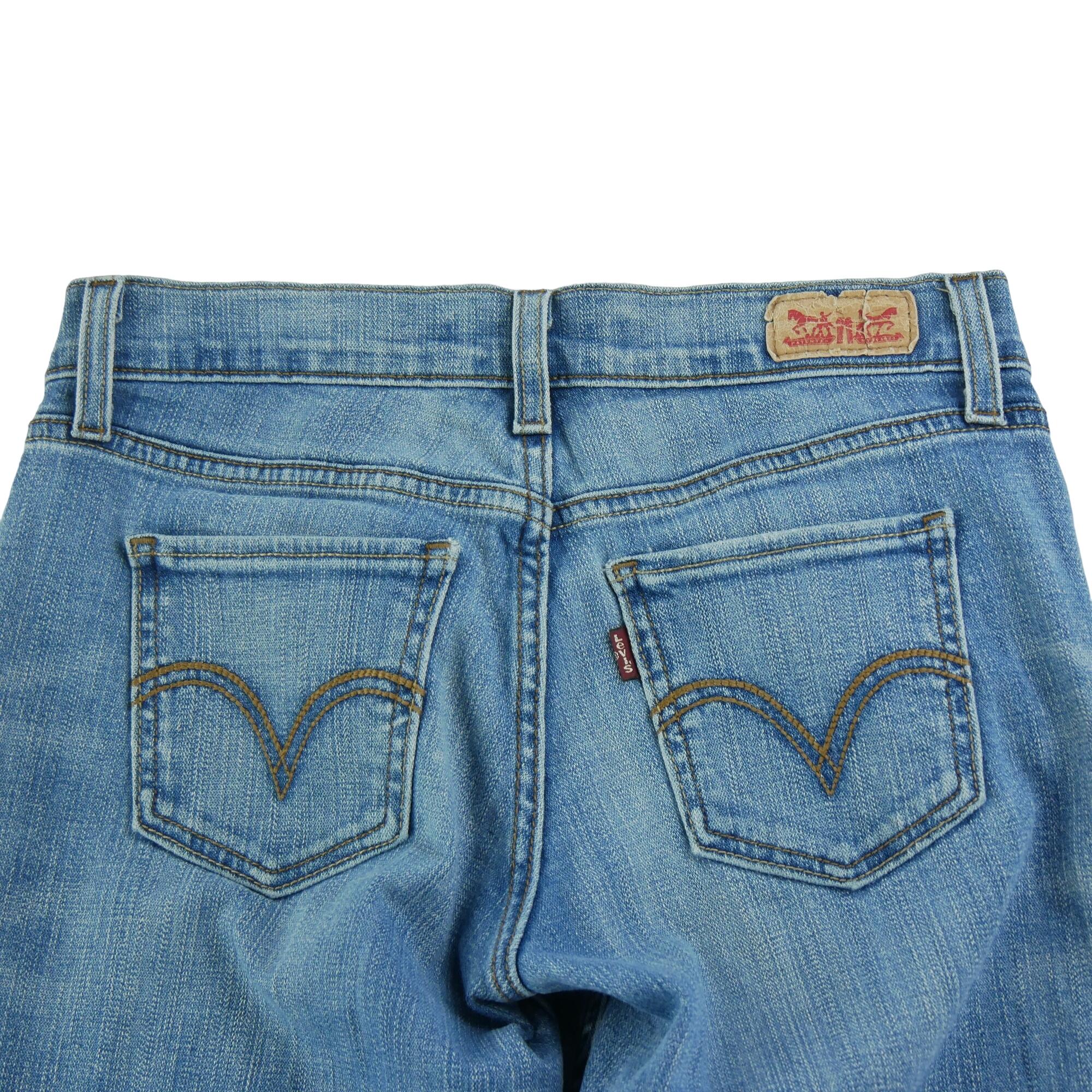 Seconde vie - Jean Femme Levis 524 Skinny Bleu - Excellent 4/7