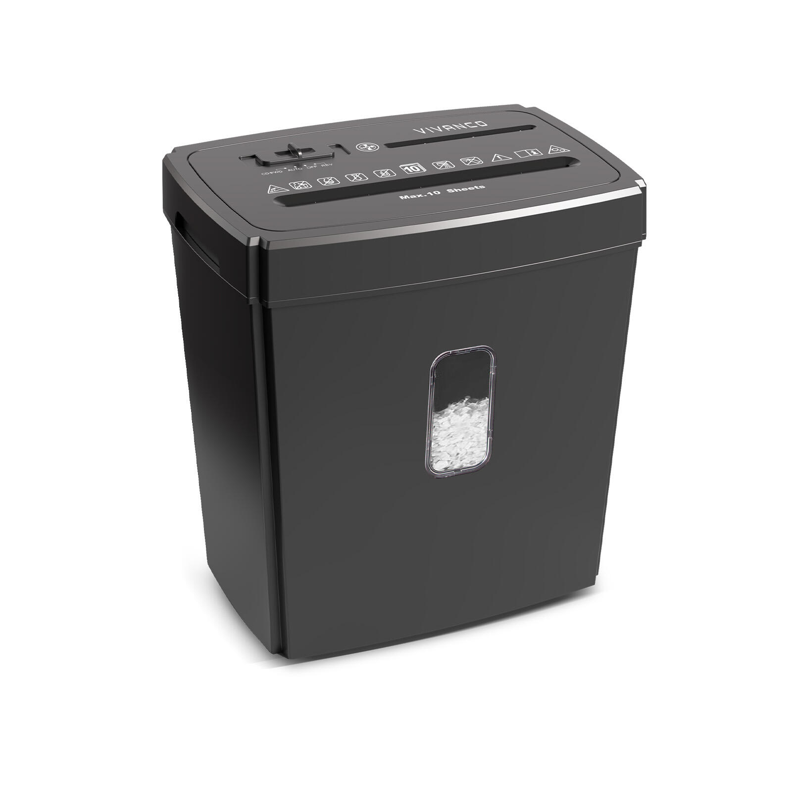 Destructeur documents/cartes/CD coupe 4×35 mm 15 L 1/1