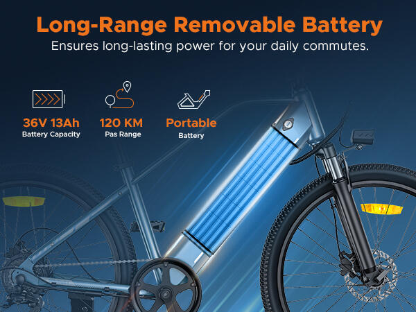 Bicicletta elettrica HillMiles MileTrail 1 250W Trail Ebike 26" 4/7