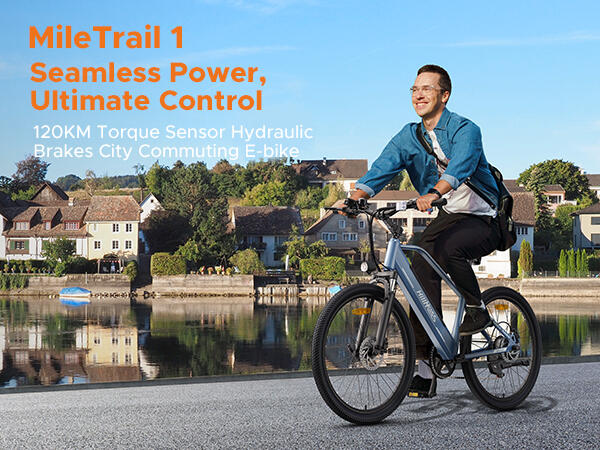 Bicicletta elettrica HillMiles MileTrail 1 250W Trail Ebike 26" 3/7