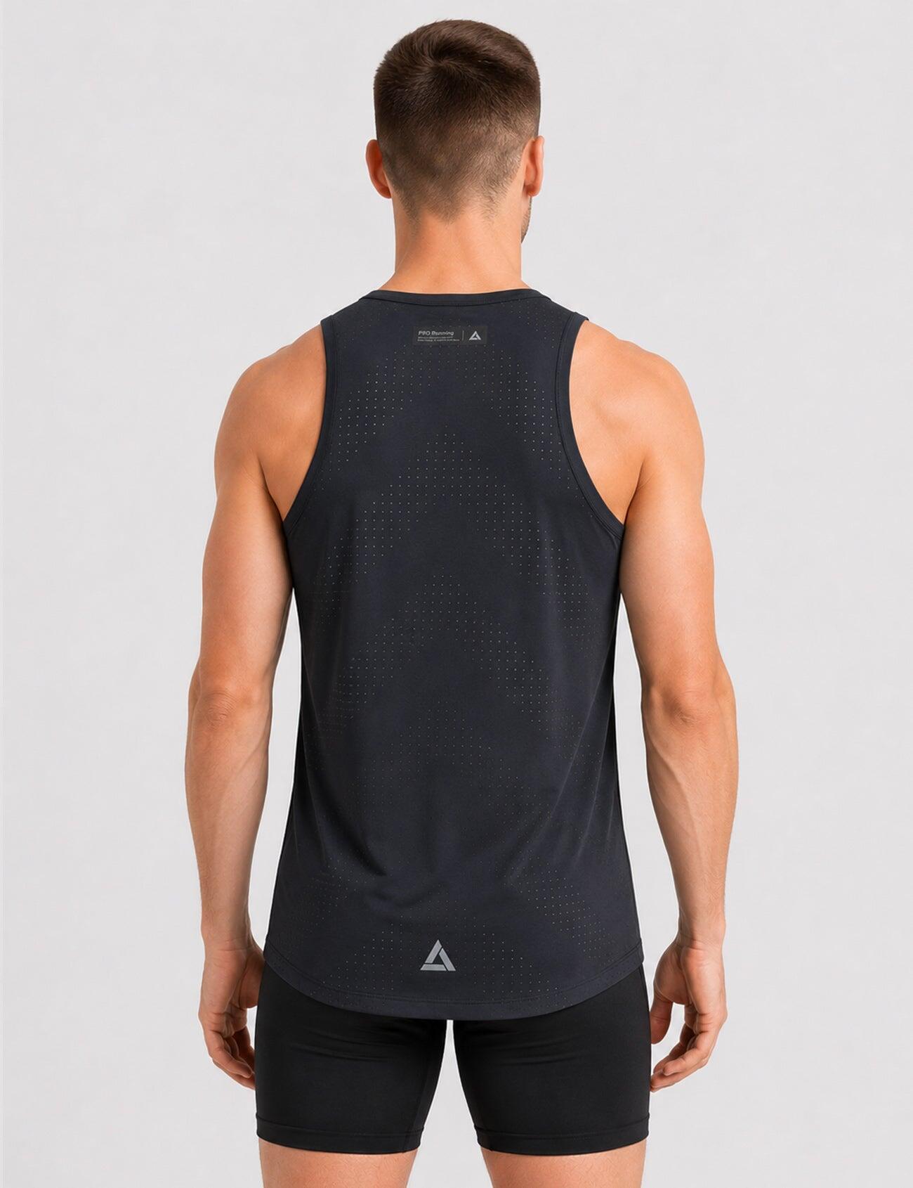 Herren Laufshirt Ärmellos Kurzarm Running Tank-Top Pro Line II Slate 2/4