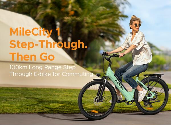 Bicicletta elettrica HillMiles MileCity 1 250W City Ebike 26" 3/7