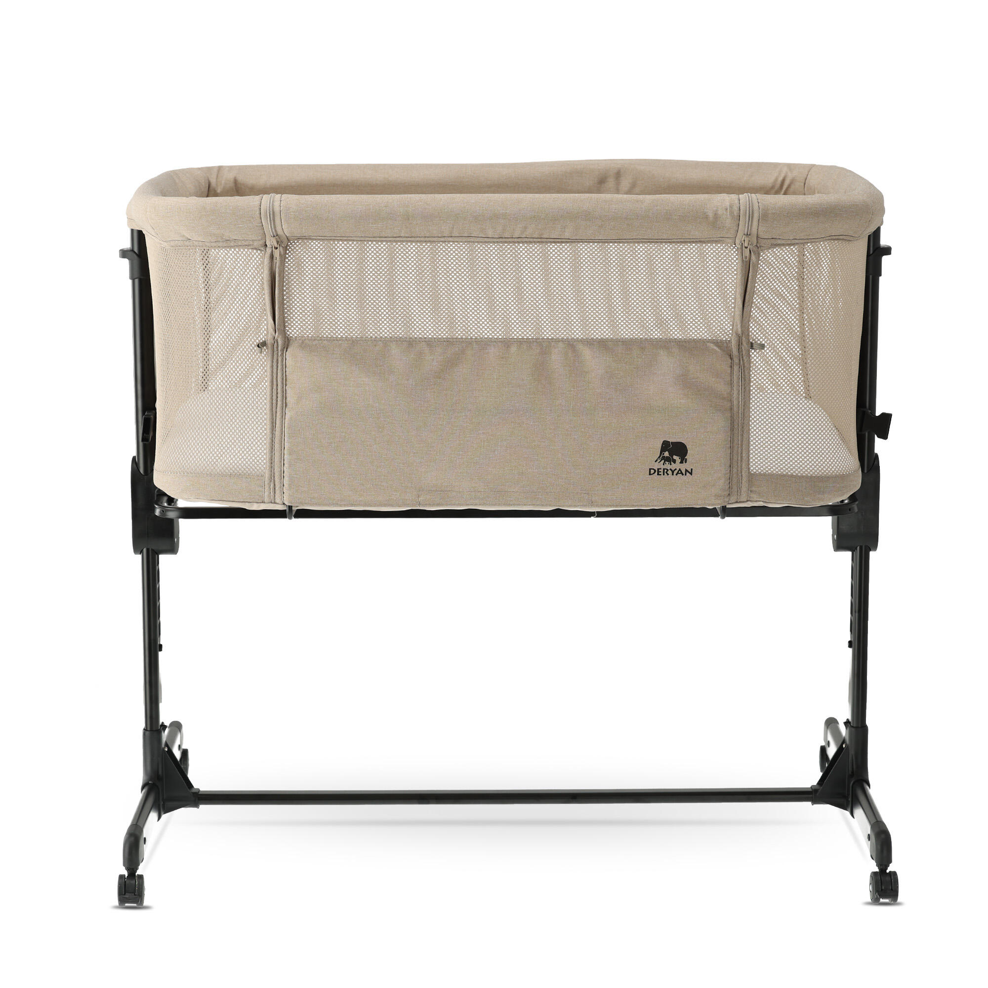 Snoozy Co-Sleeper - Culla per neonato - Struttura regolabile - 0-6 mesi - Crema 2/4