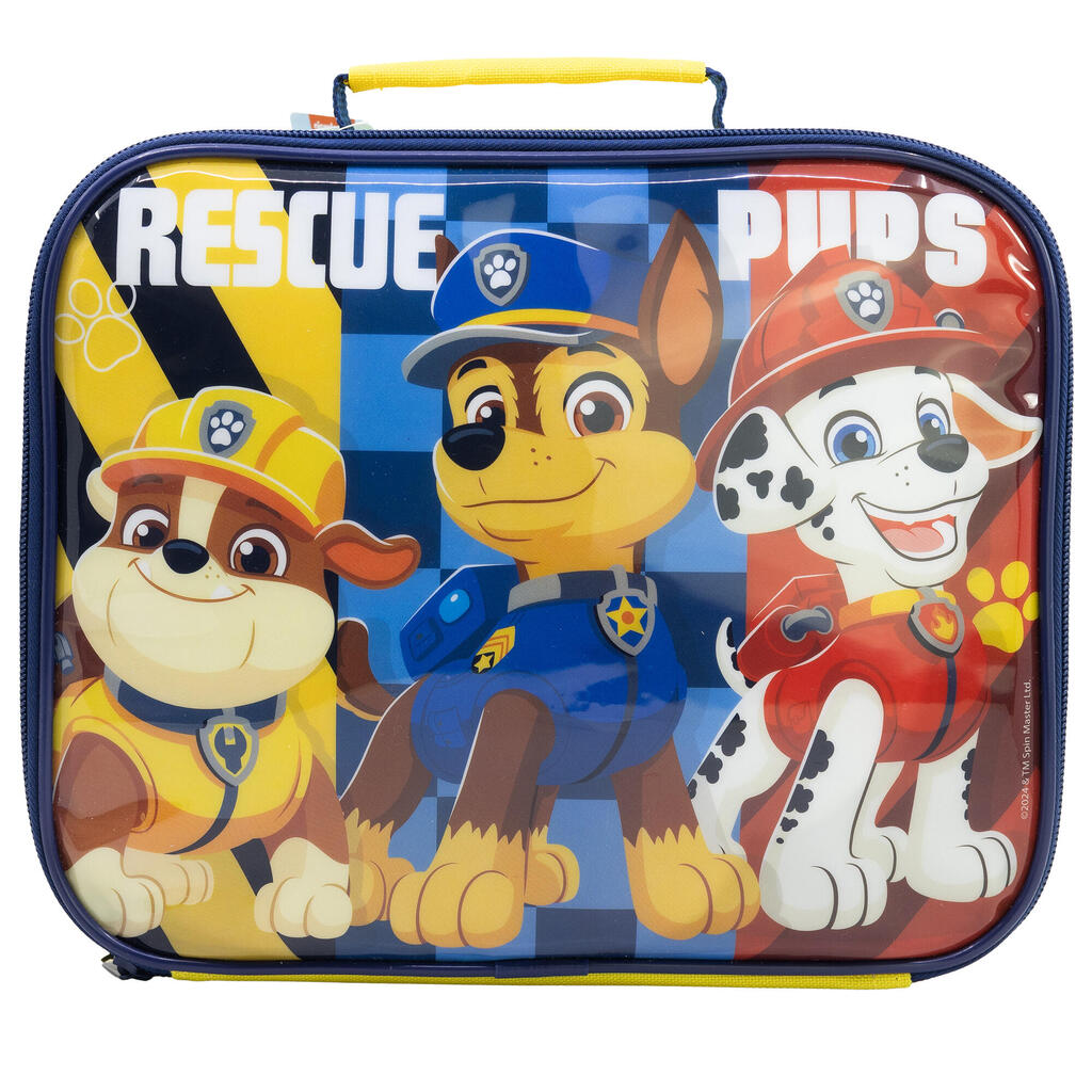 PAW PATROL insulated rectangular lunch bag with zip and carry handle