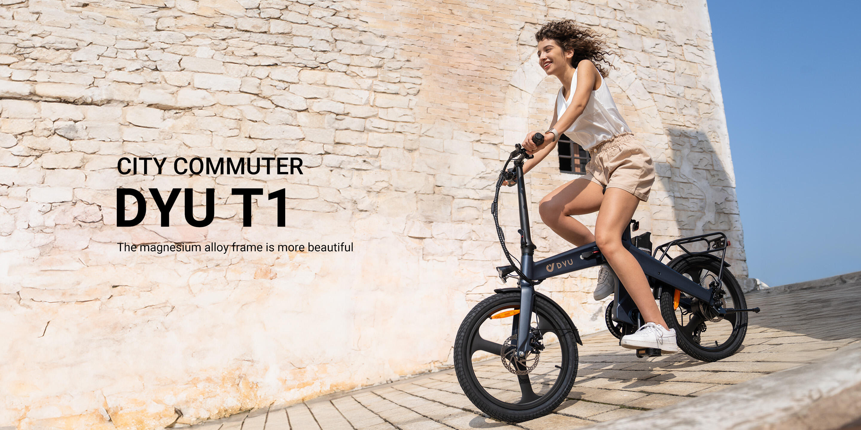 DYU T1 Ebike urbana compatta da 20" 7/7