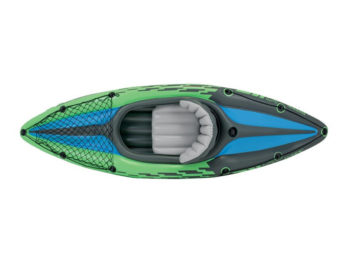 Kit kayak gonflable 1 place Challenger K1 avec rame et gonfleur 2/3
