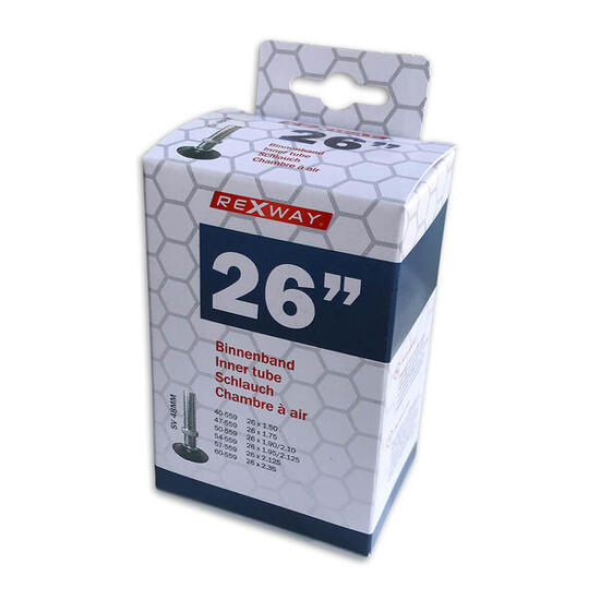Rexway binnenband 26 inch met 48 mm autoventiel