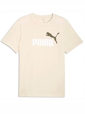 T-shirt PUMA Essentials 2 con logo n. 1 a colori.