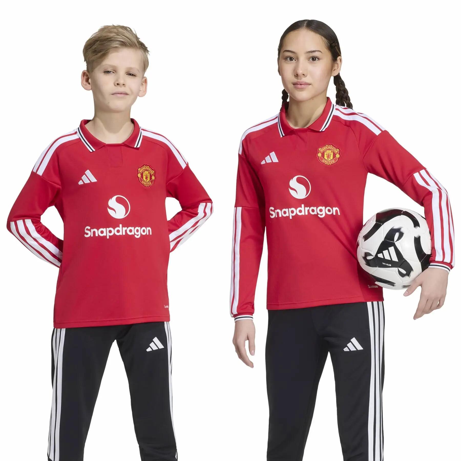 Maillot Domicile manches longues enfant Manchester United 2026/27 3/7