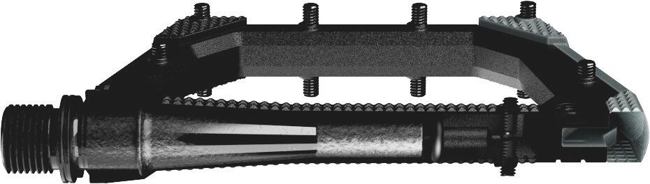 Par de pedales planos Crankbrothers Stamp Evo - Small plateados 3/7