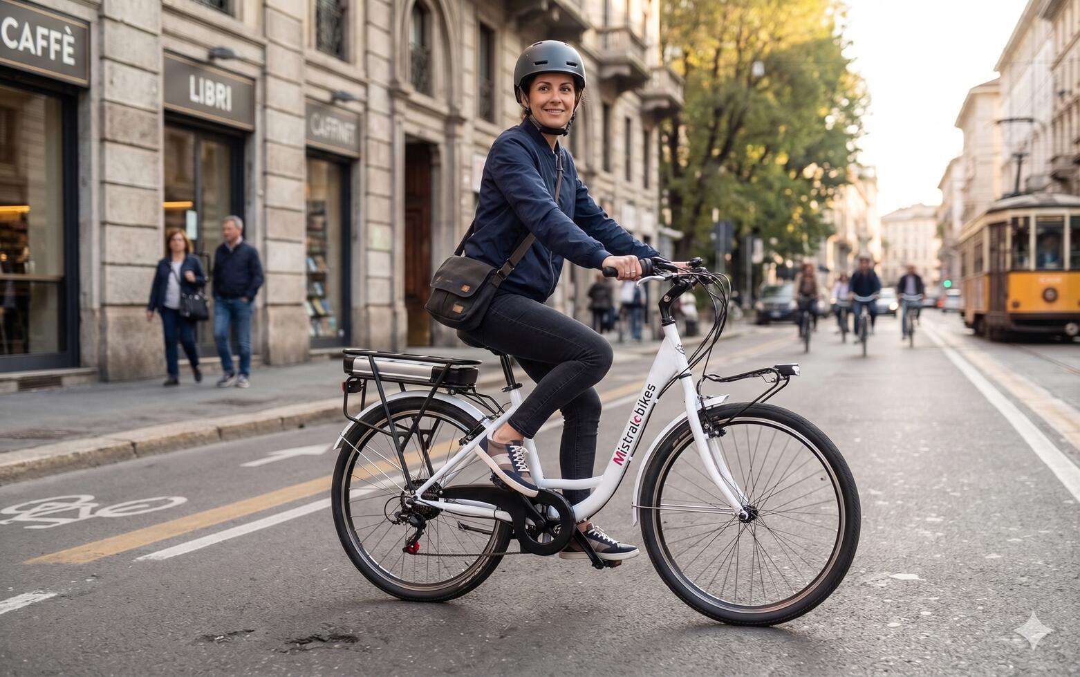 BICICLETA URBANA AZUL EDICIÓN ESPECIAL COPPI RIVIERA 4/7