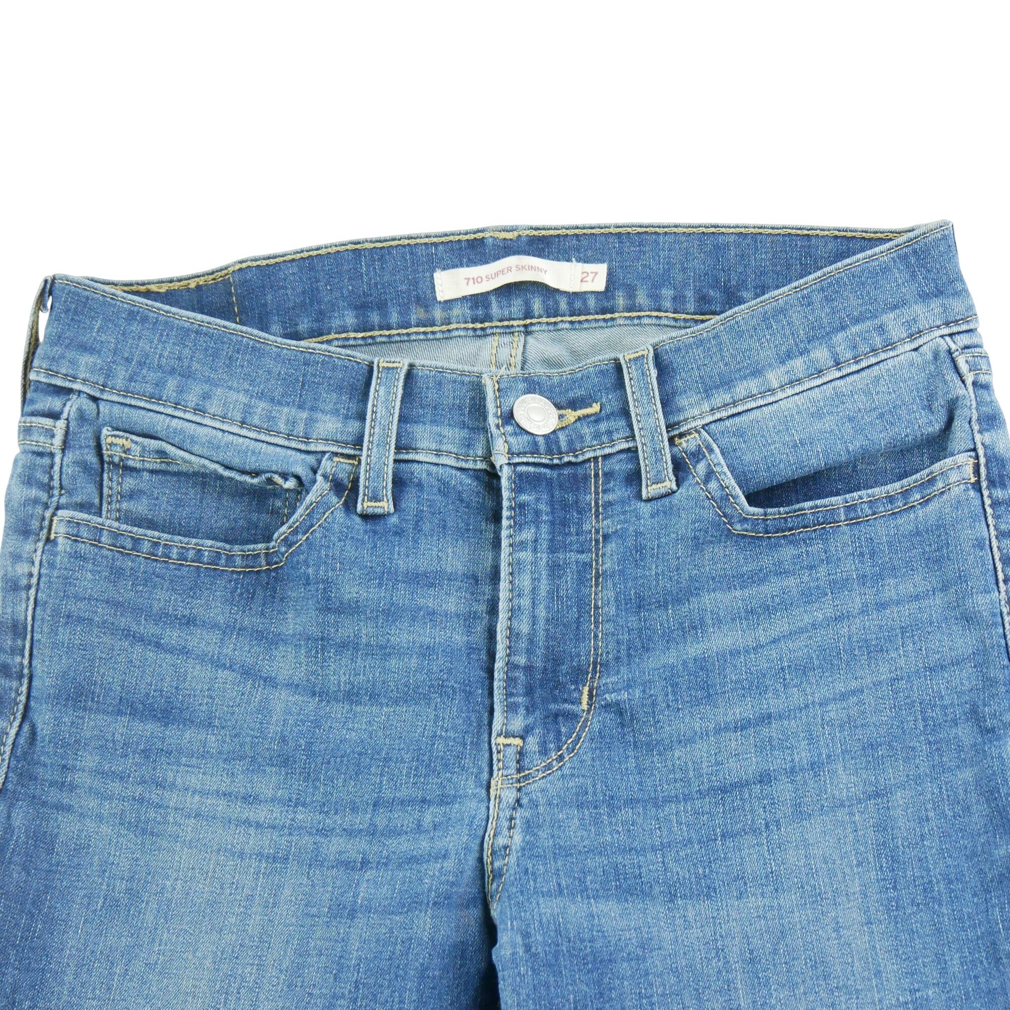 Seconde vie - Jean Femme Levis 710 Super Skinny Bleu - Excellent 3/7