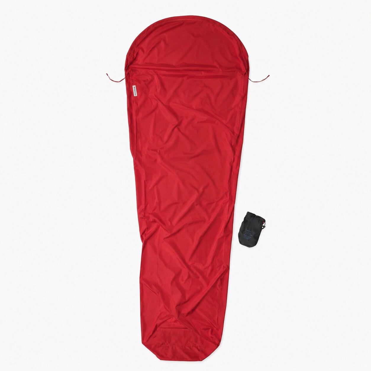 Drap de Sac Cocoon Mummy Liner Microfibres - Moss Green 2/3