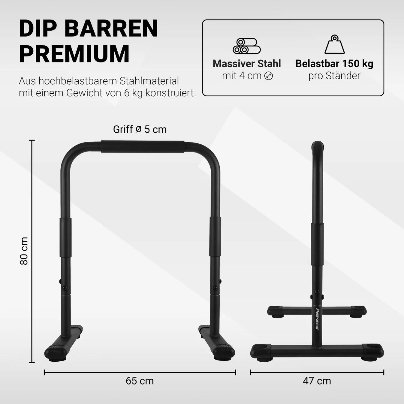 Barres de dips haut de gamme 2/7