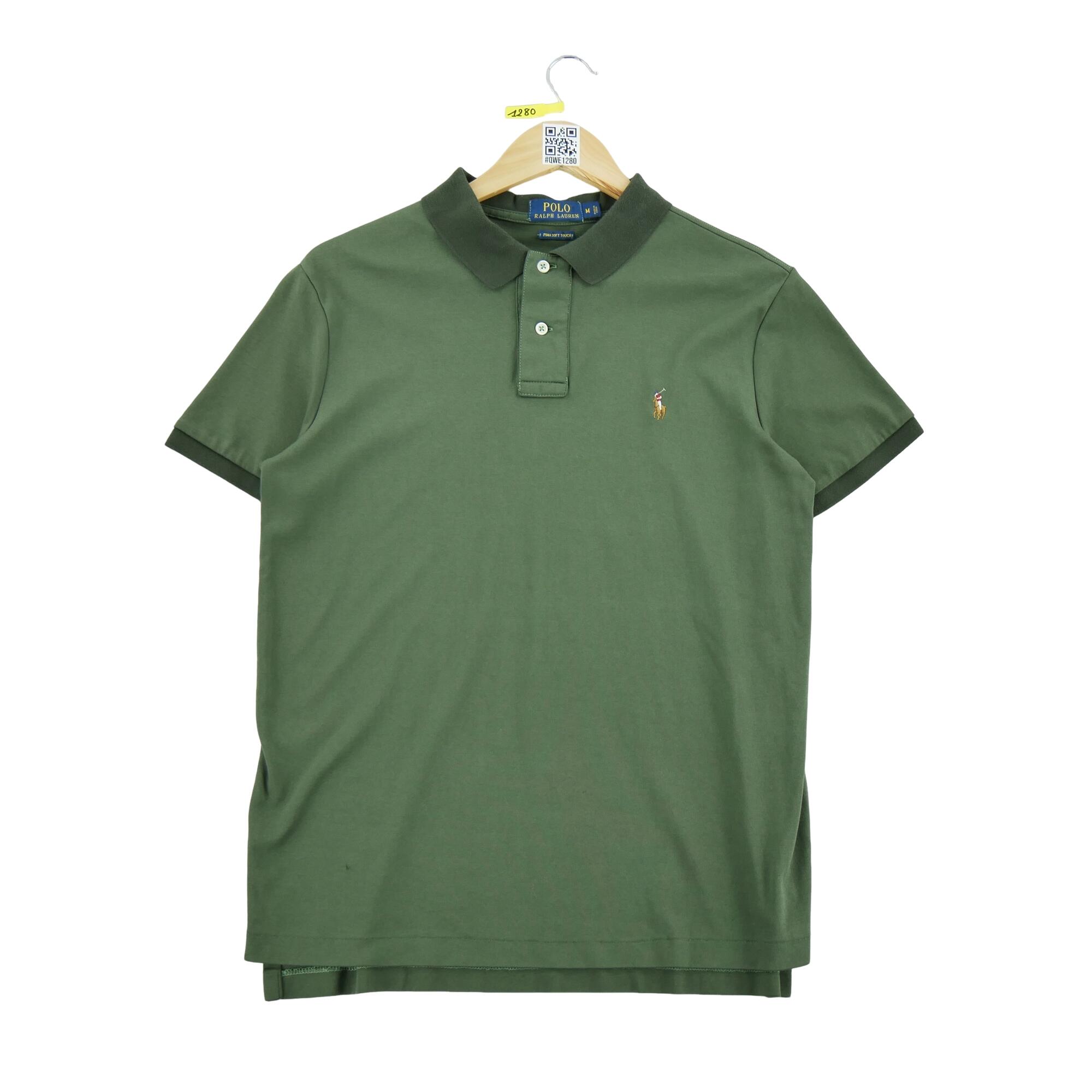 Polo uomo maniche corte verde Polo Ralph Lauren 2/7