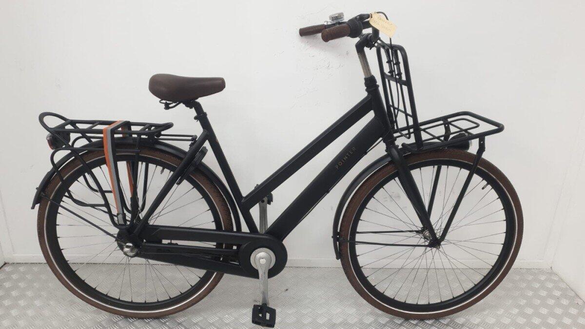 Pointer Bravia tweedehands stadsfiets, 28 inch, 57 cm, 3 versnellingen, zwart 1/1