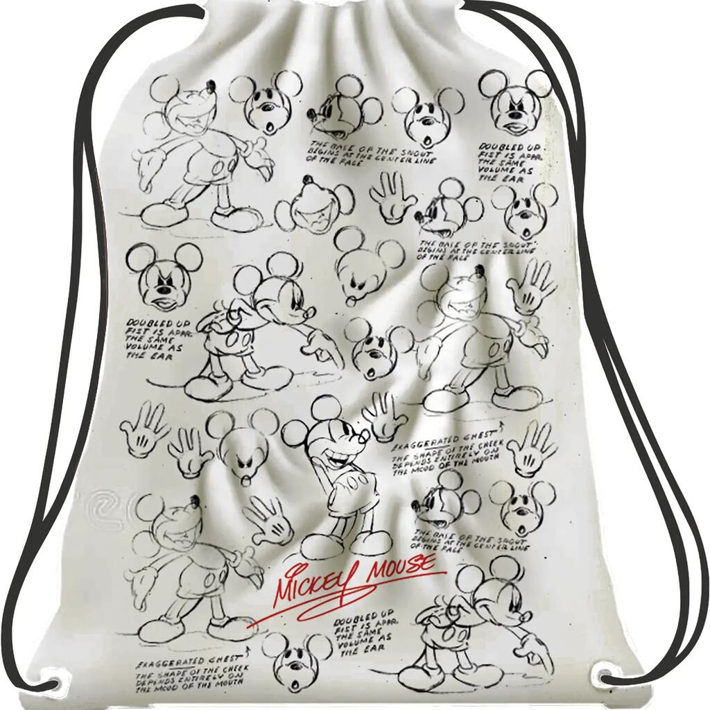 DISNEY Mickey insulated drawstring lunch bag with carry handles