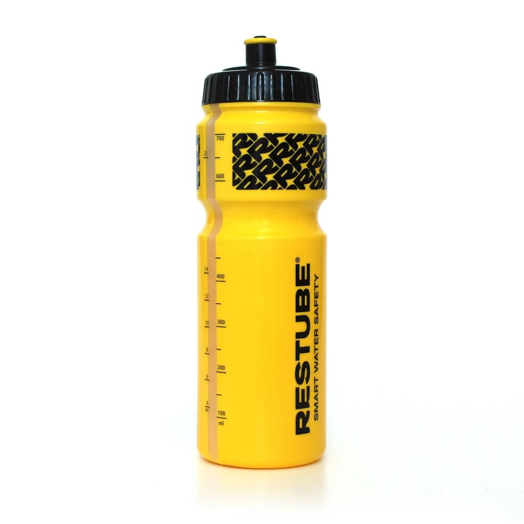 RESTUBE Sport Drink Bottle 750ml – Leak-Proof Bite Valve, BPA-Free, Yellow