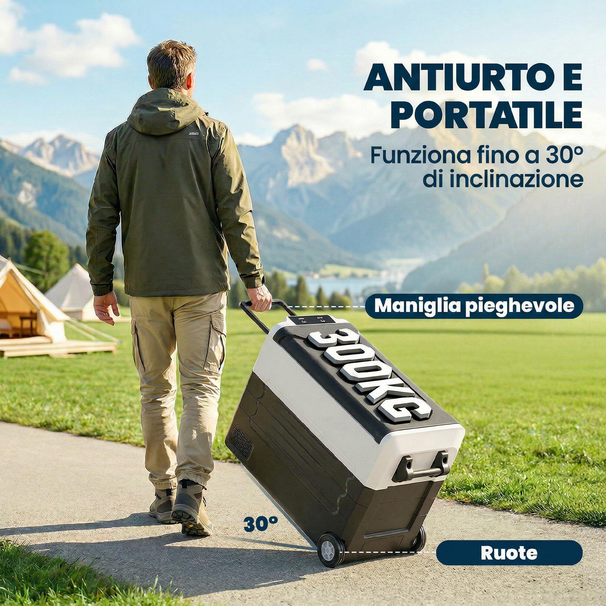 Outsunny Frigorifero Portatile per Auto con Controllo App, 50L, Nero 7/7