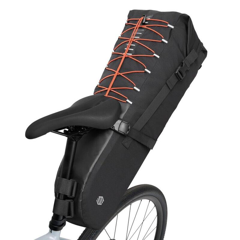 Geantă de șa pentru bicicletă Remote Black Negru