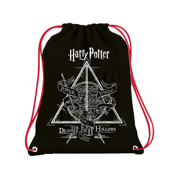 Harry Potter insulated drawstring lunch bag with carry handles