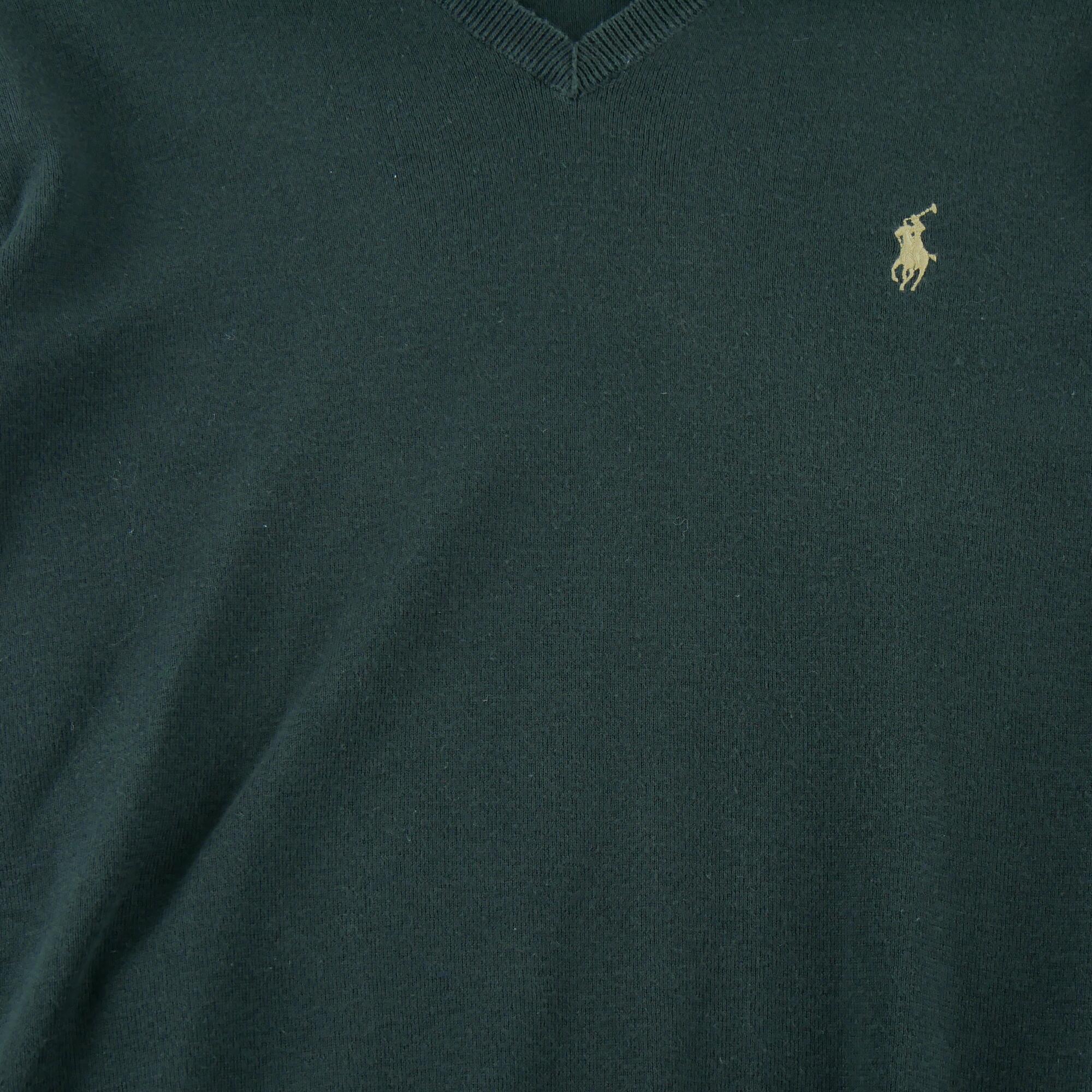 Camisola masculina decote V Polo Ralph Lauren 3/7