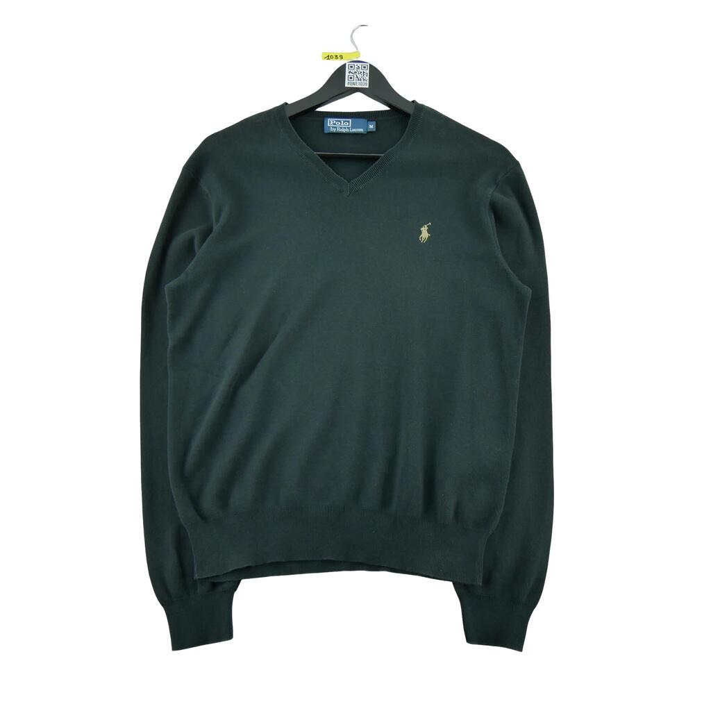 Polo Ralph Lauren Men's V Neck Navy Knit Sweater
