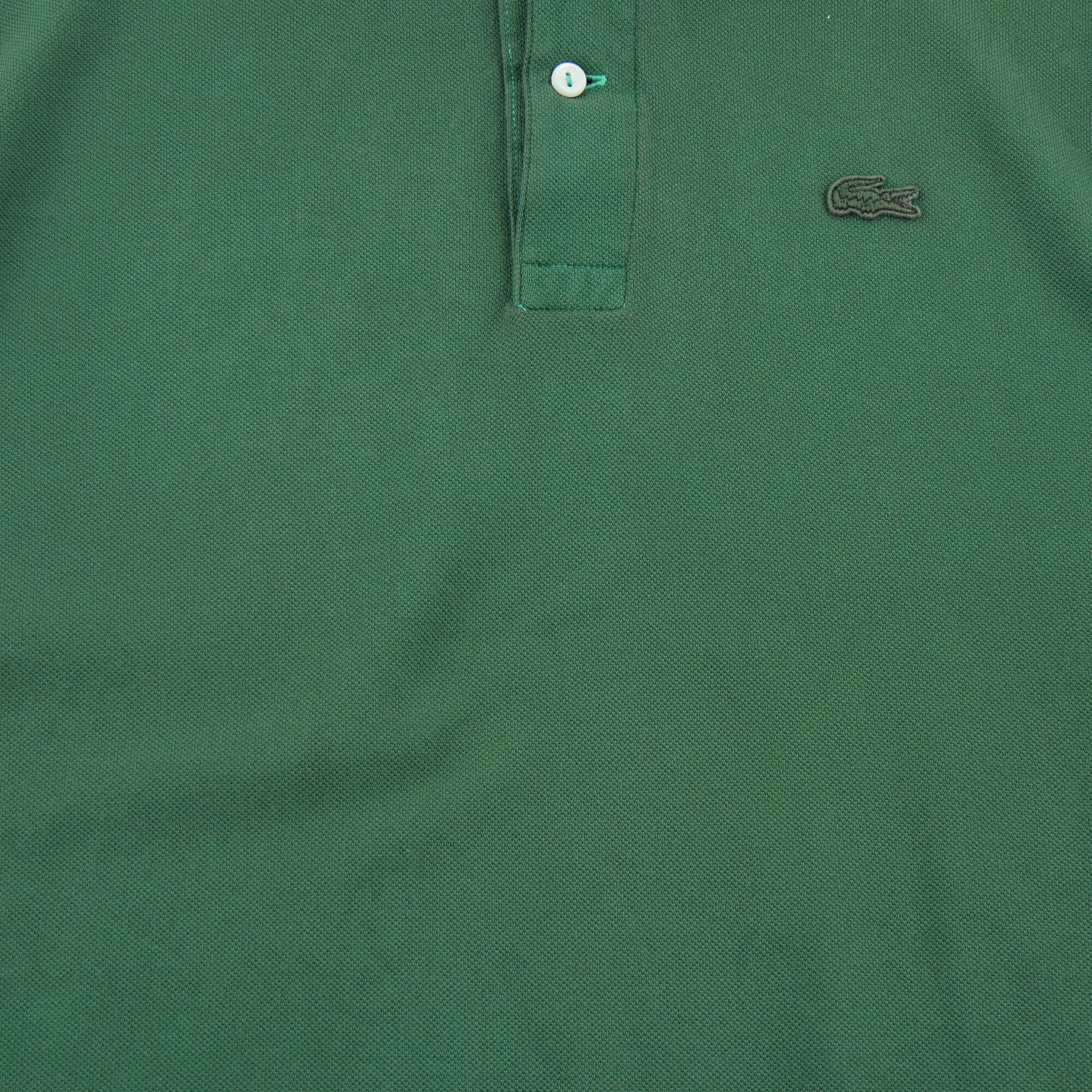 Polo uomo maniche corte verde Lacoste 4/7