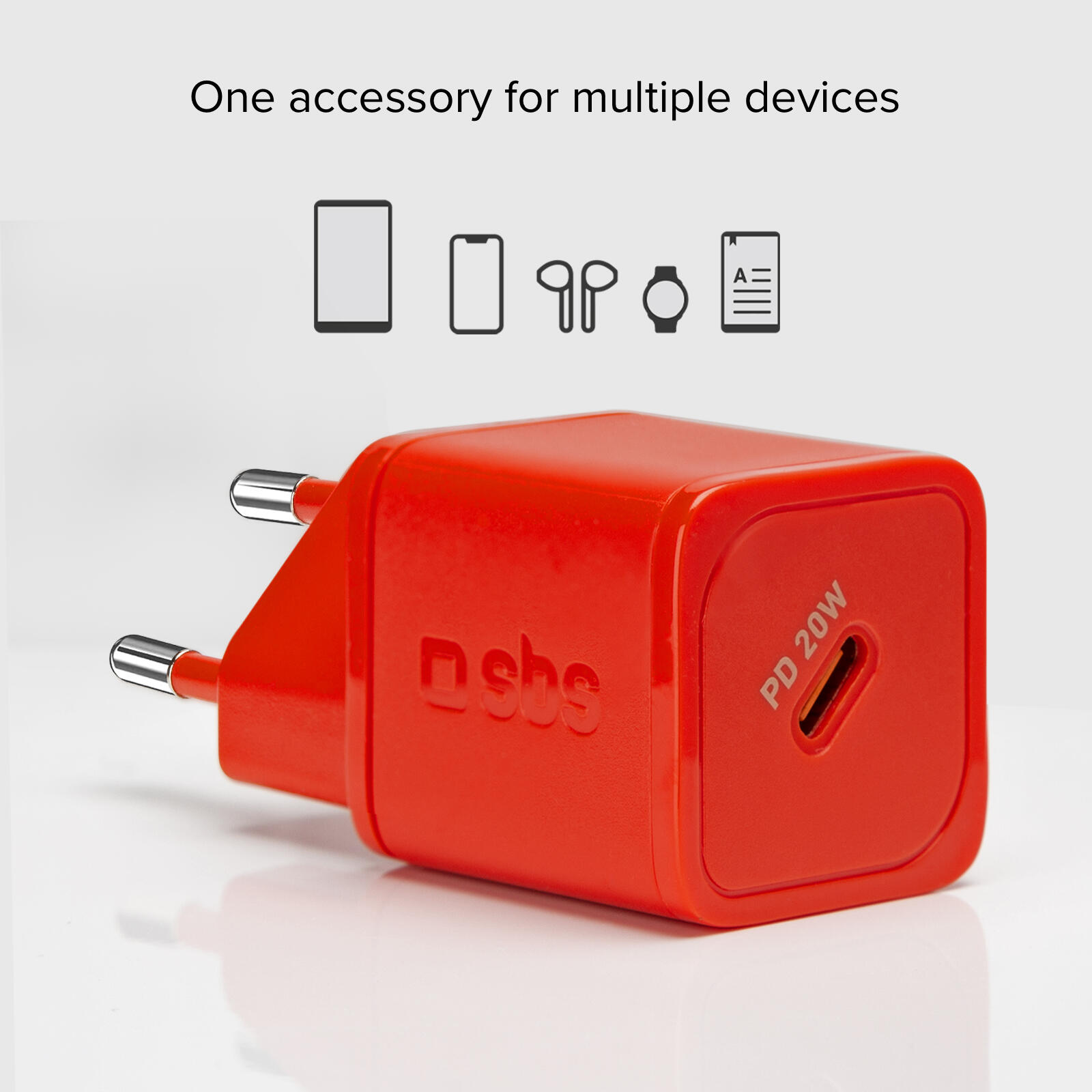 Caricatore GaN 20W USB‑C 2/7