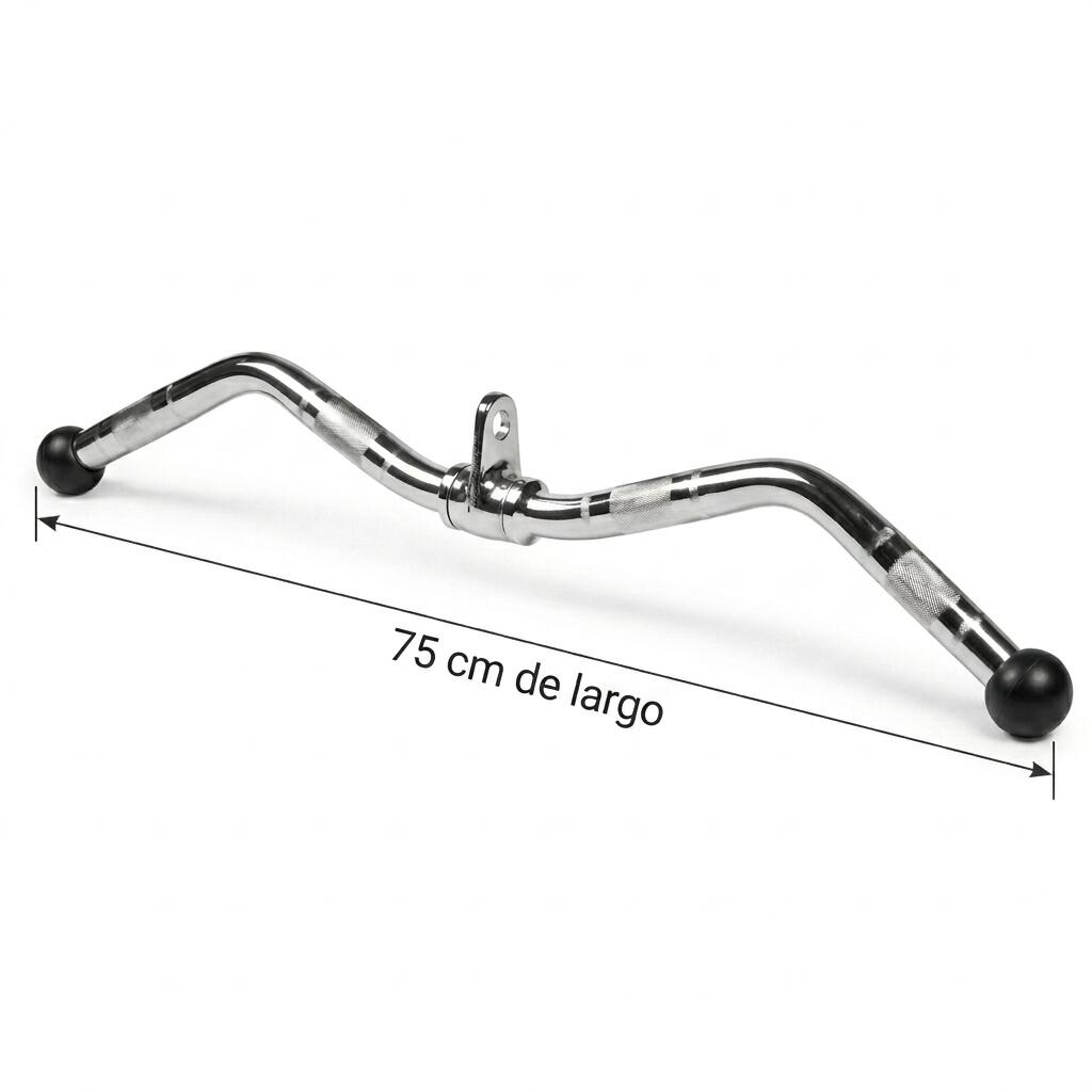 Agarre Polea Dorsal Z 75 cm Gimnasio Fitness 2/3