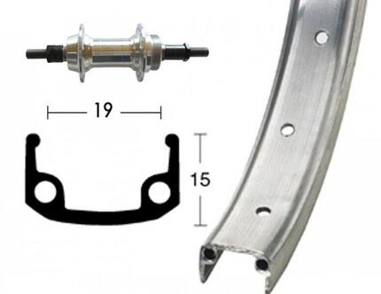 Roue de vélo Wiener Winora 36 TR. 6/7V
