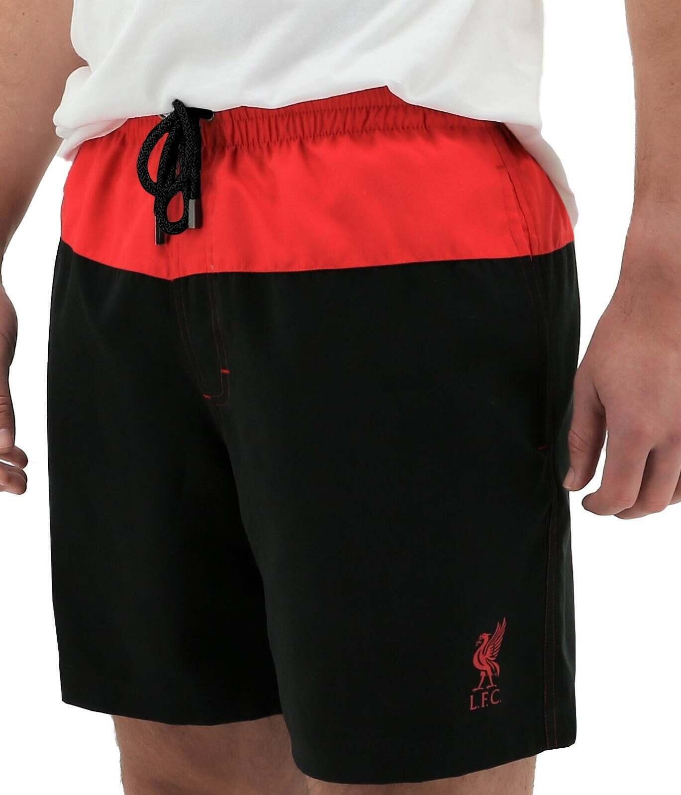 Liverpool FC Mens Two Tone Board Shorts Summer YNWA Liverbird LFC