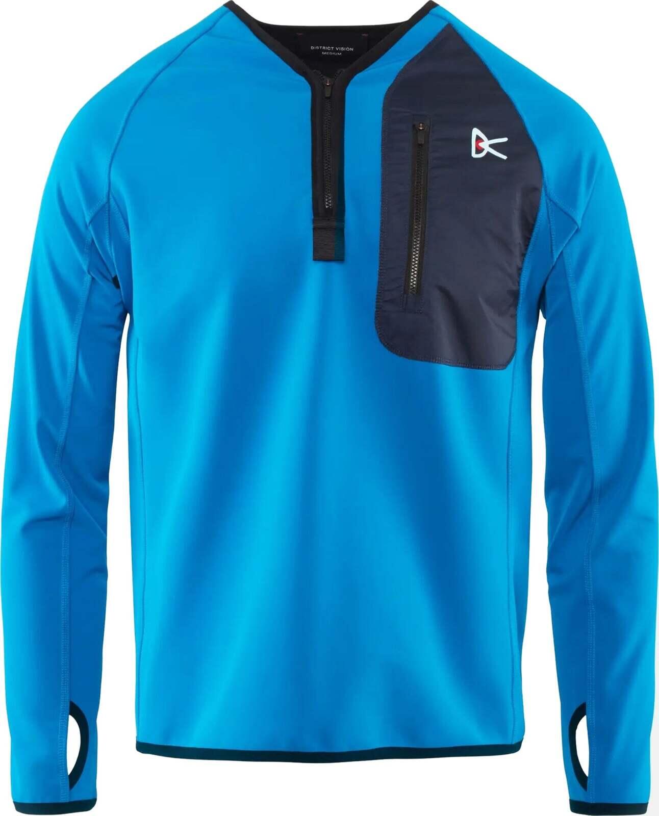 District Vision Mens Rocco Half-Zip Mid Layer Top Neoprene