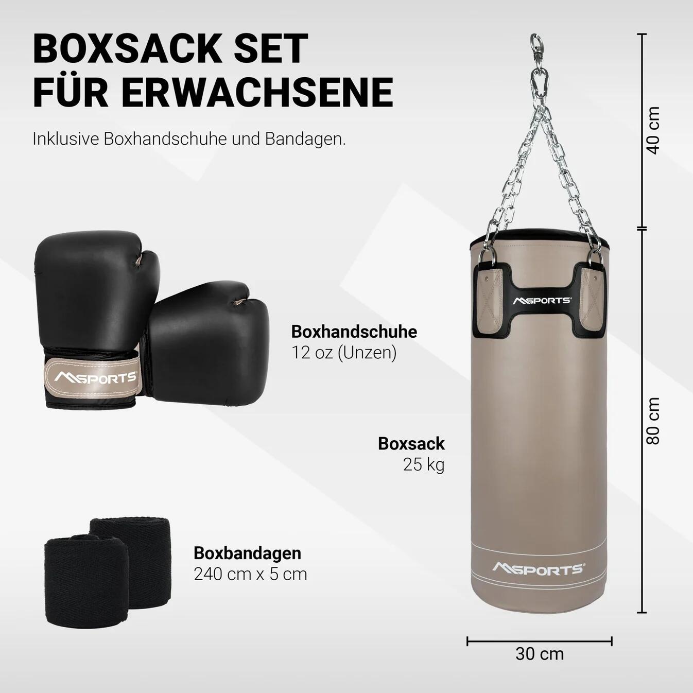 Ensemble de sac de frappe professionnel 2/7
