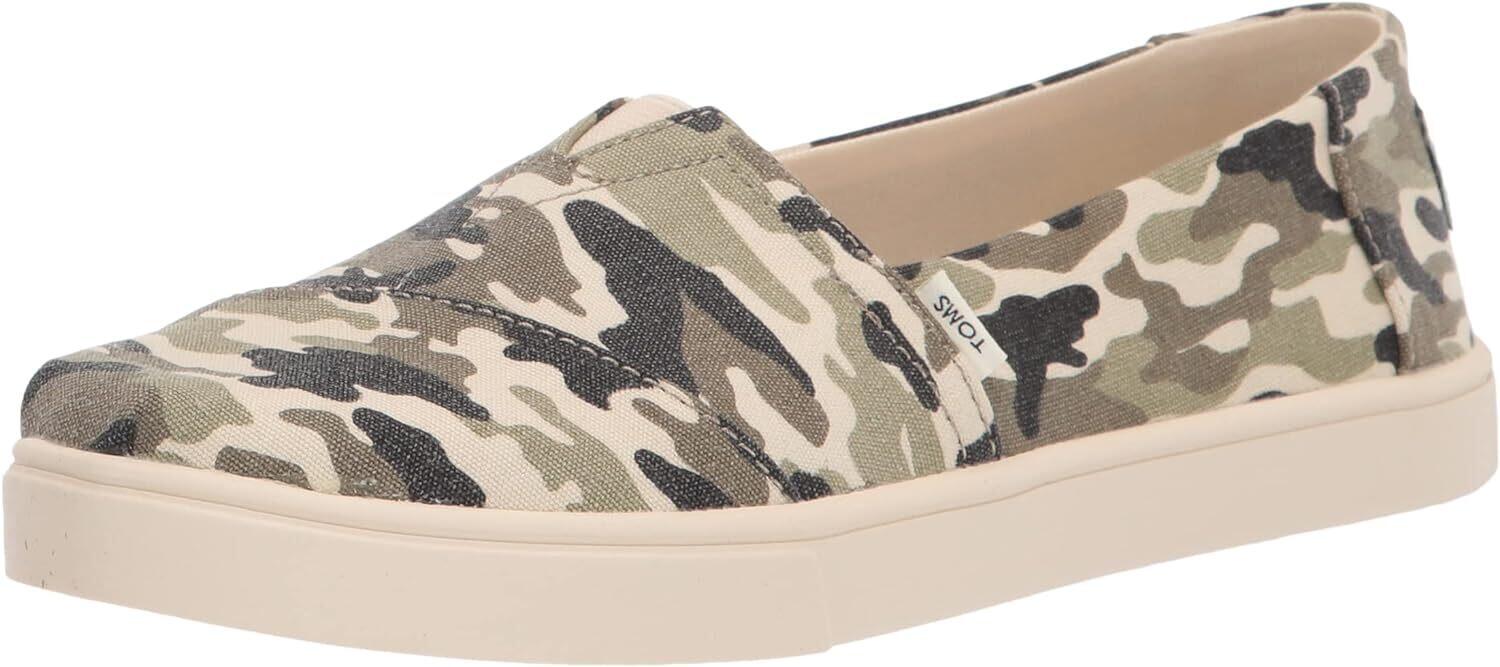 TOMS Womens Casual Canvas Slip On Sneakers Shoes Espadrilles