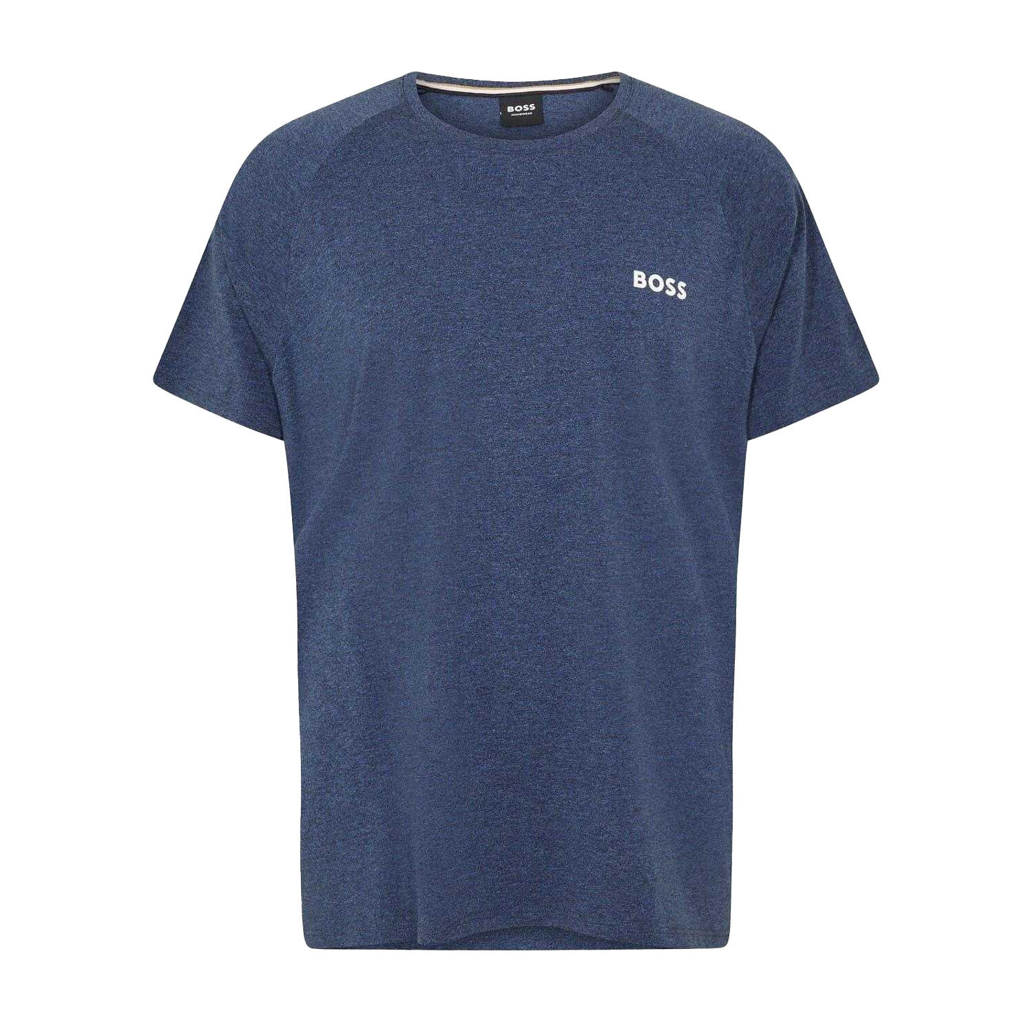 Boss Mens Rise Logo Branded Tape Raglan T-Shirt
