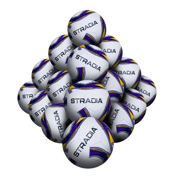 STRADIA TORINO Size 5 Soccer Ball - Hybrid, Waterproof (Pack of 20)
