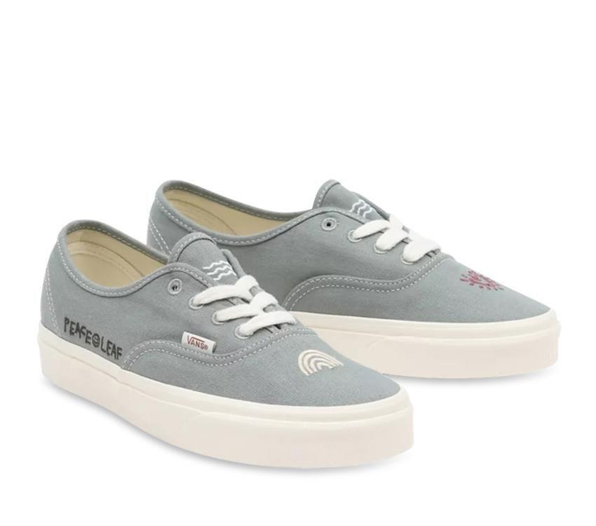 Vans Mens Authentic Eco Theory Sneakers Casual Shoes - Green Milieu