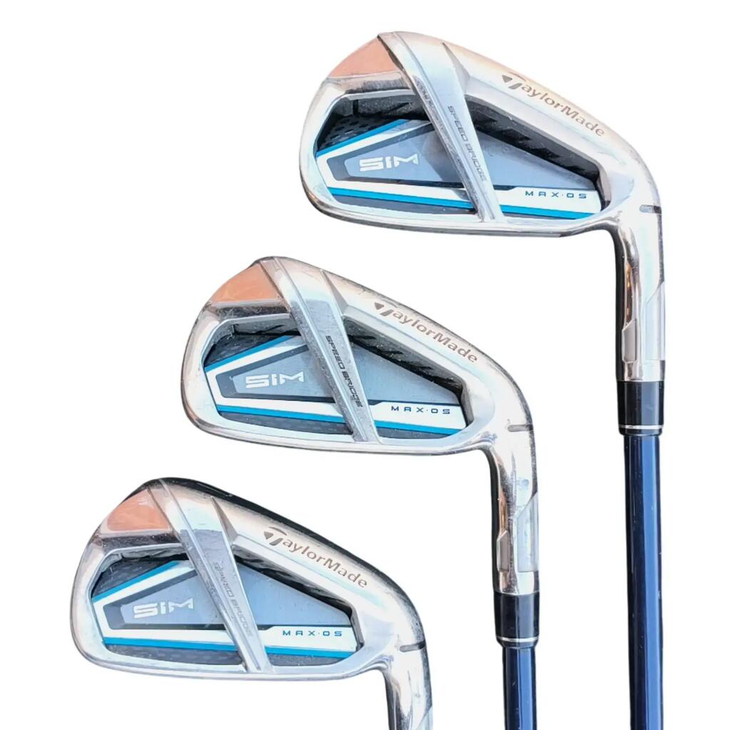 TaylorMade Sim Max OS iron set / 5-9i+SW / Flex A-flex / Graphite