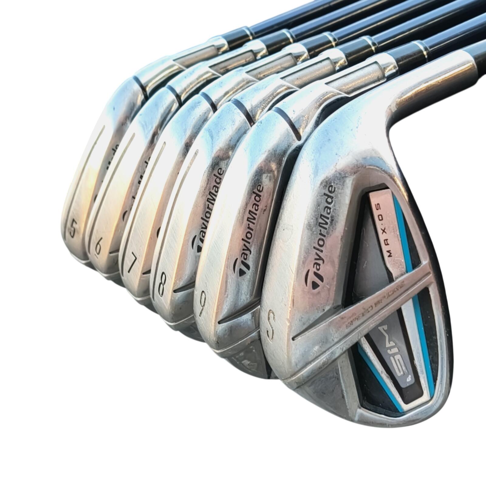 TaylorMade Sim Max OS IJzerset / 5-9i+SW / Flex A-flex / Grafiet 3/7