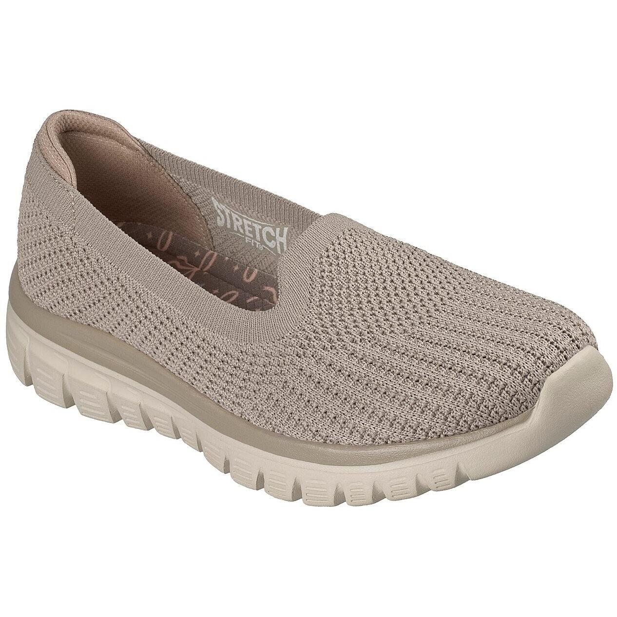 Balerini femei Skechers Graceful - Bliss Intent, Bej
