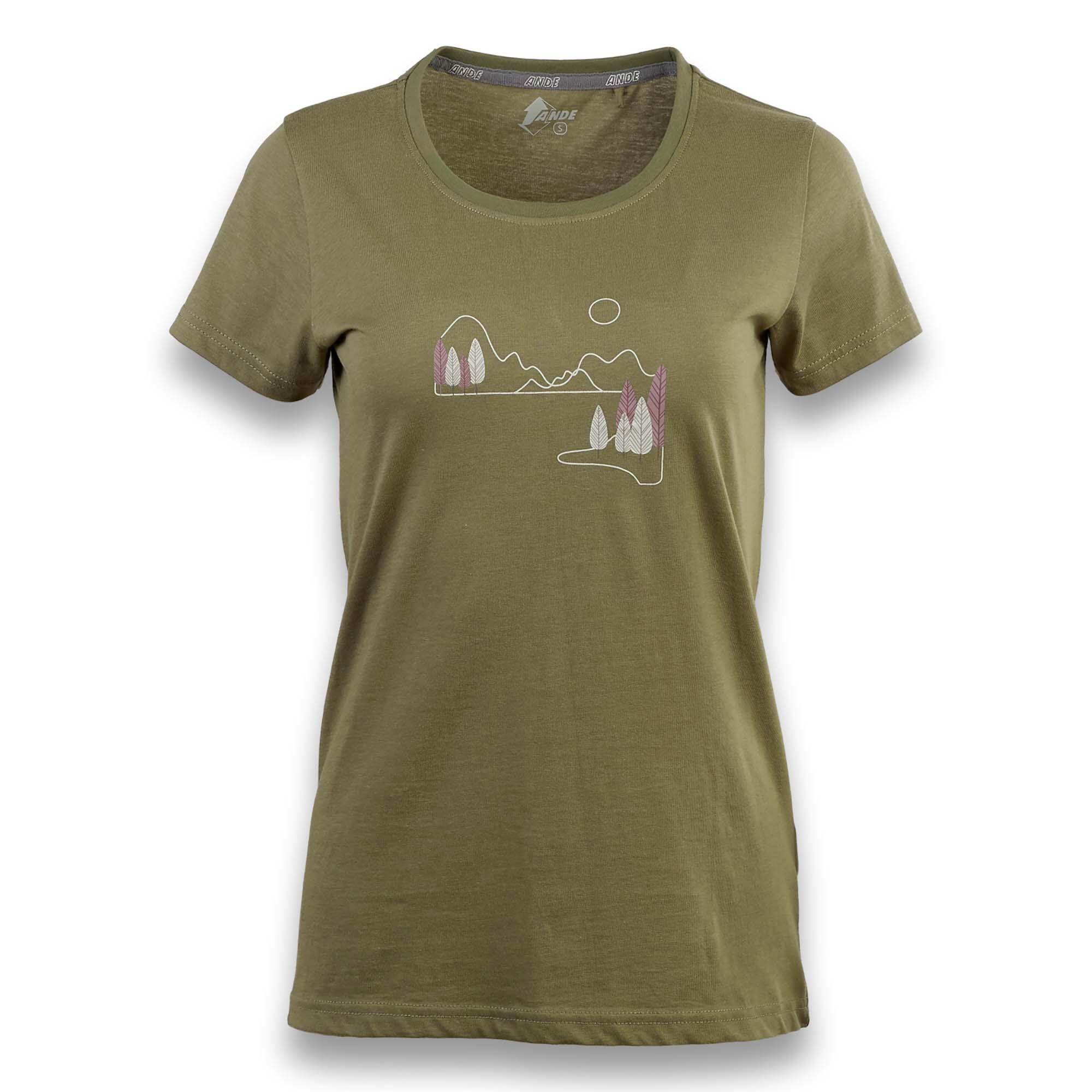 T-Shirt Ande Rosa Lady Donna 1/2
